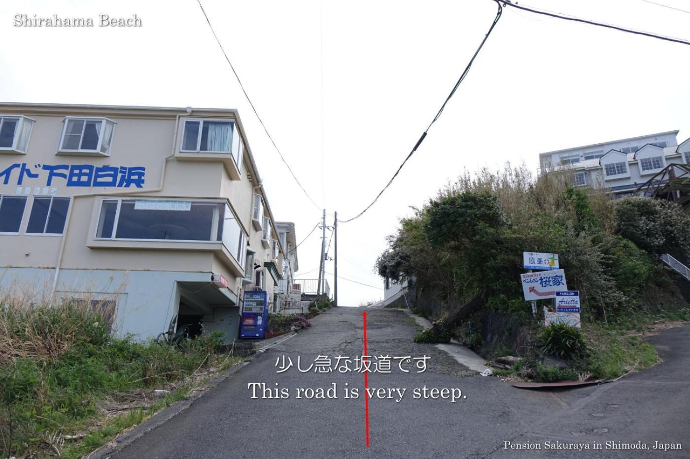 ペンション桜家 Hotell Shimoda  Exteriör bild